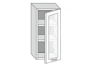 19.40.3 Шкаф настенный (h=913) на 400мм с 1-ой стекл. дверцей в Пыть-Яхе - pyt-yah.магазин96.com | фото