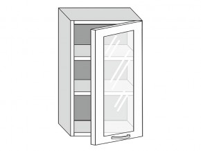 19.50.3 Шкаф настенный (h=913) на 500мм с 1-ой стекл. дверцей в Пыть-Яхе - pyt-yah.магазин96.com | фото
