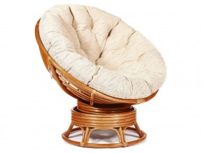 Кресло-качалка Papasan w 23/01 B с подушкой Cognac, ткань Старт в Пыть-Яхе - pyt-yah.магазин96.com | фото