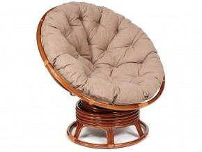 Кресло-качалка Papasan w 23/01 B с подушкой Pecan, экошерсть Коричневый в Пыть-Яхе - pyt-yah.магазин96.com | фото