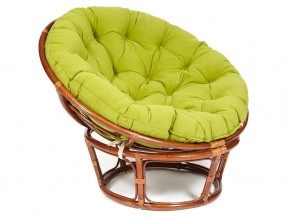 Кресло Papasan 23/01 W с подушкой Pecan, флок Олива в Пыть-Яхе - pyt-yah.магазин96.com | фото