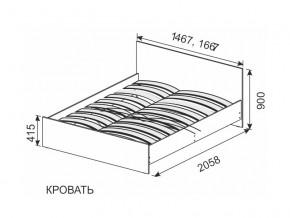 Кровать 1600х2000 ортопедическое основание в Пыть-Яхе - pyt-yah.магазин96.com | фото