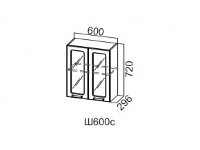 Ш600с/720 Шкаф навесной 600/720 (со стеклом) в Пыть-Яхе - pyt-yah.магазин96.com | фото